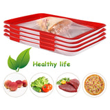 Creative Food Preservation Tray Food Fresh Keeping Fresh Spacer Organizer Food Preservate Refrigerator Food Storage